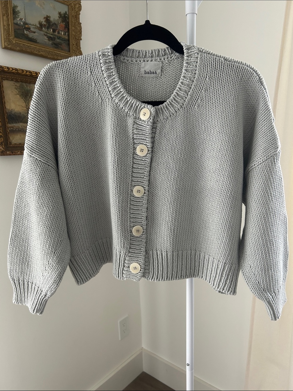 Babaa cardigan no. 14 | chalk